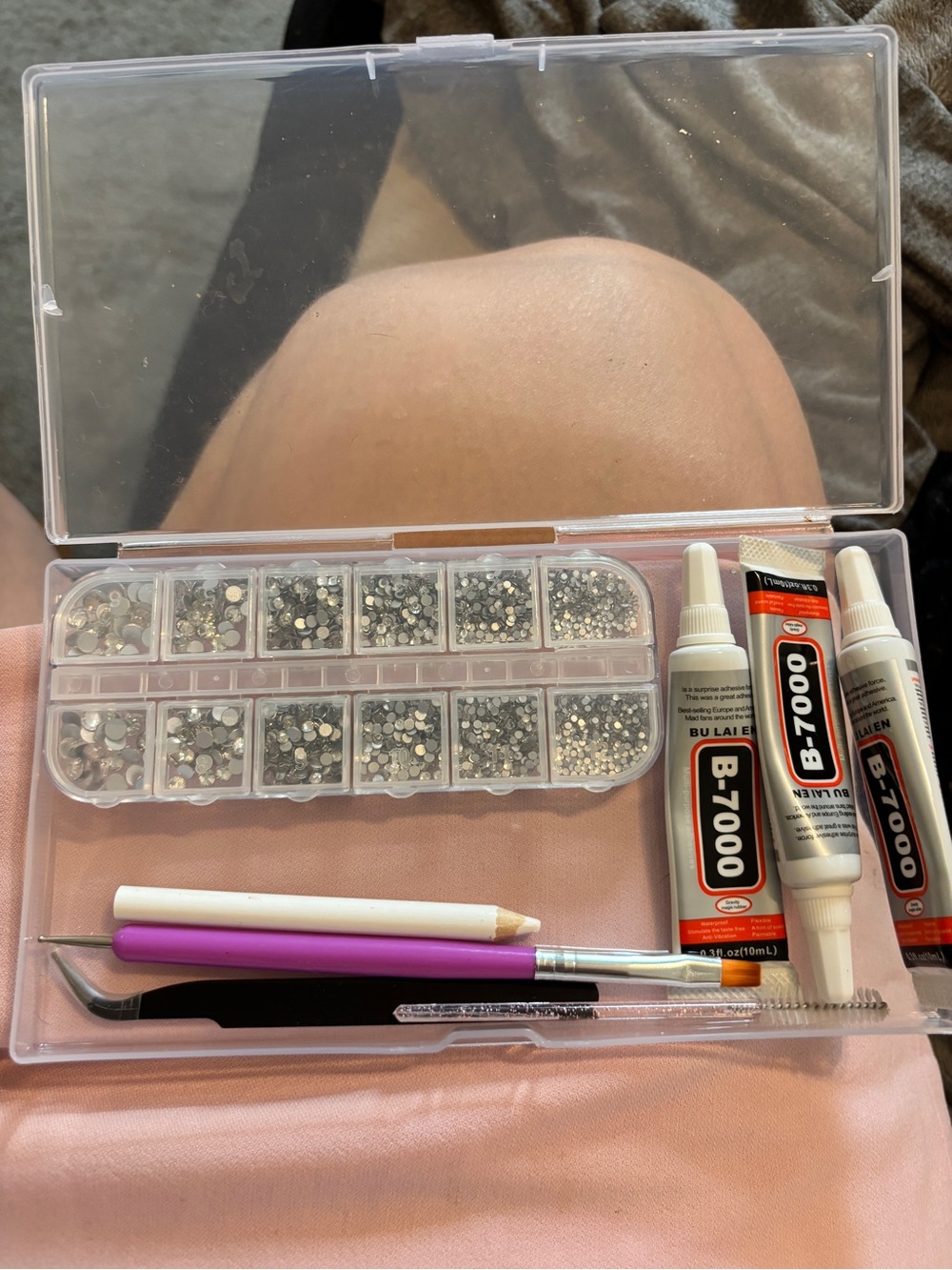 New manicure rhinestone tool set